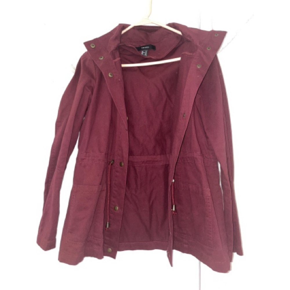 Forever 21 Burgundy Jacket